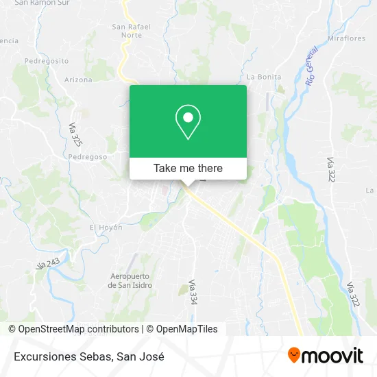 Excursiones Sebas map