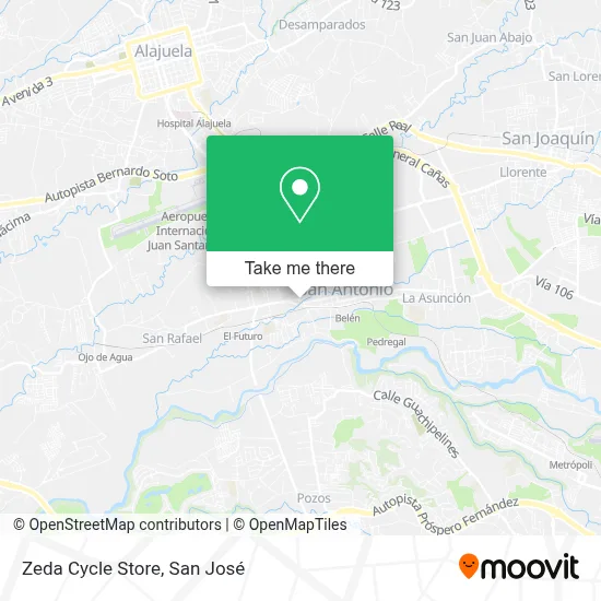 Zeda Cycle Store map