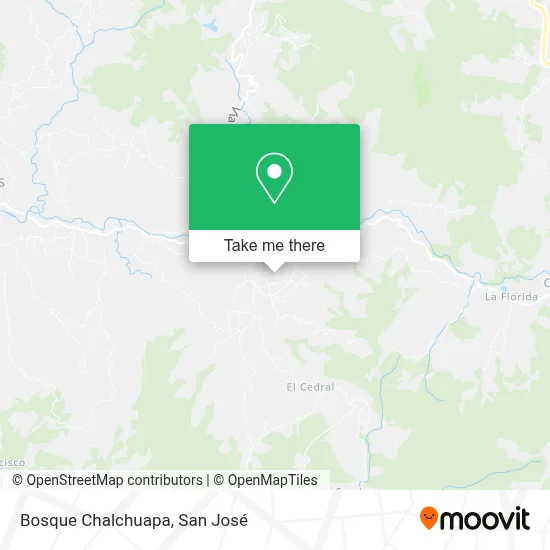 Bosque Chalchuapa map