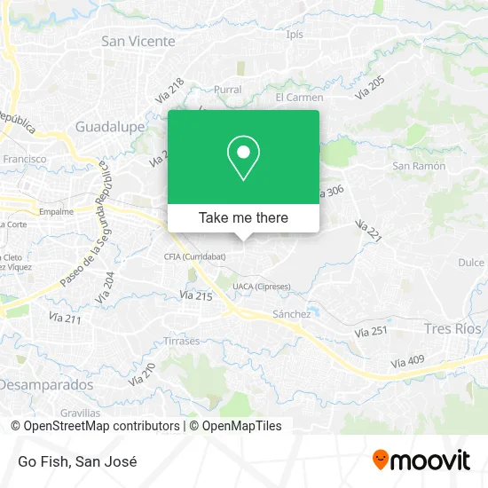 Go Fish map