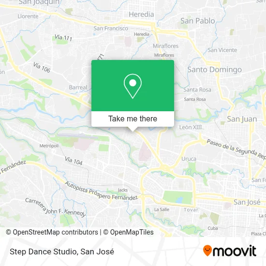 Step Dance Studio map