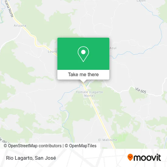 Rio Lagarto map