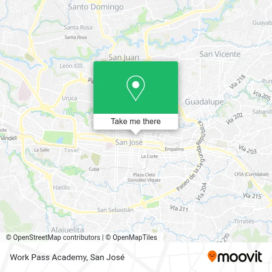 Work Pass Academy map