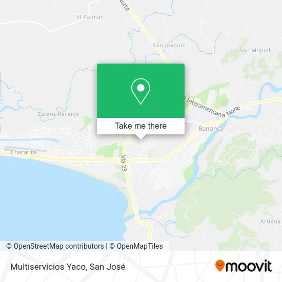 Multiservicios Yaco map