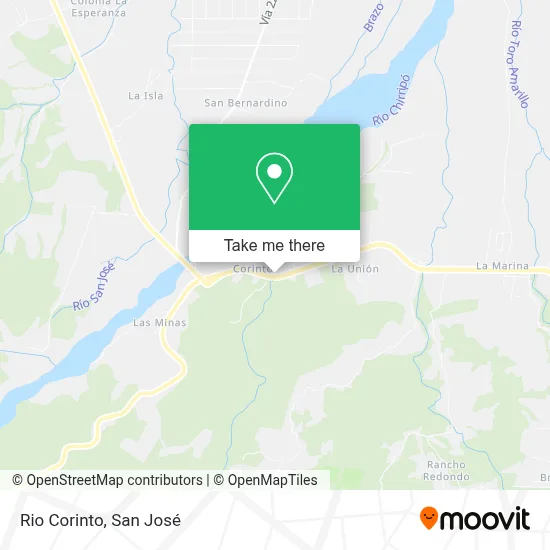 Rio Corinto map