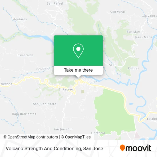 Volcano Strength And Conditioning map