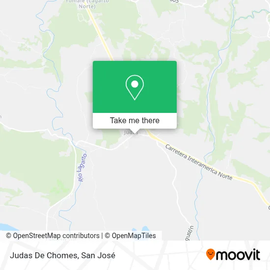 Judas De Chomes map