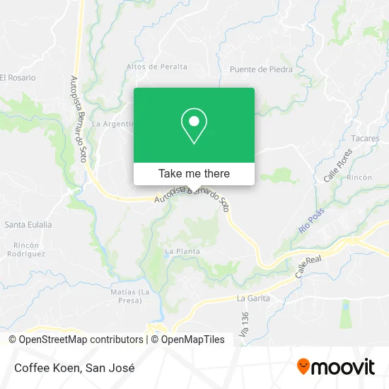 Coffee Koen map