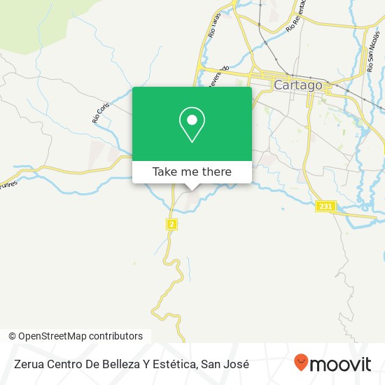 Zerua Centro De Belleza Y Estética map