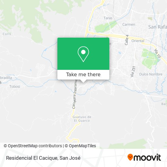 Residencial El Cacique map
