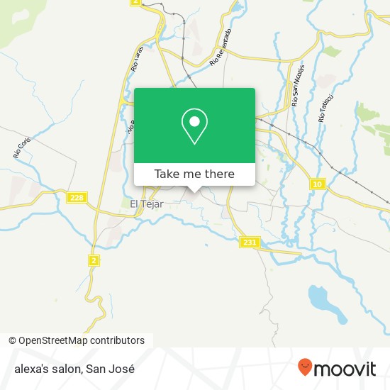 alexa's salon map