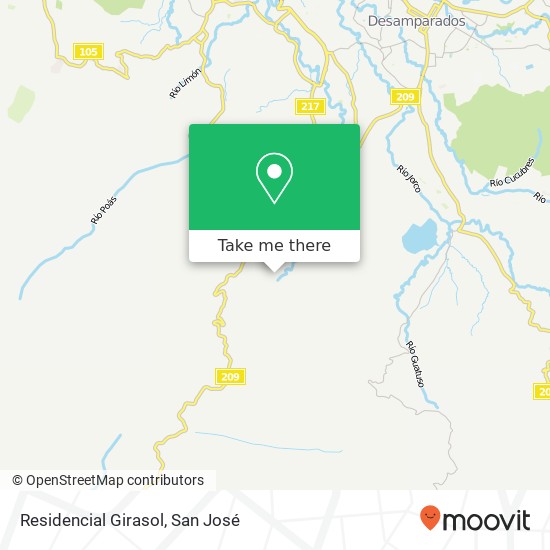 Residencial Girasol map