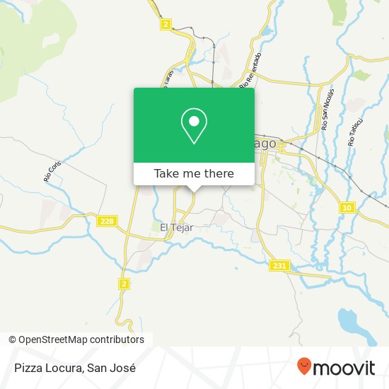 Pizza Locura map