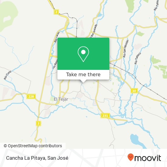 Mapa de Cancha La Pitaya