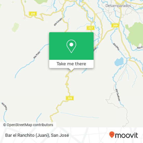 Mapa de Bar el Ranchito (Juani)