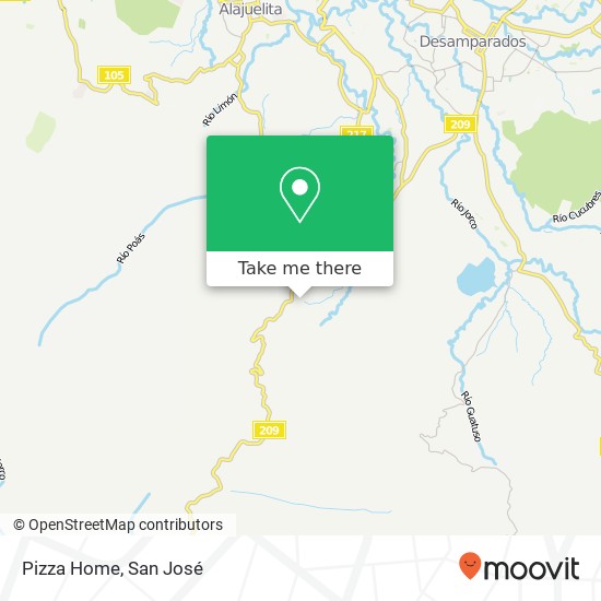 Pizza Home map