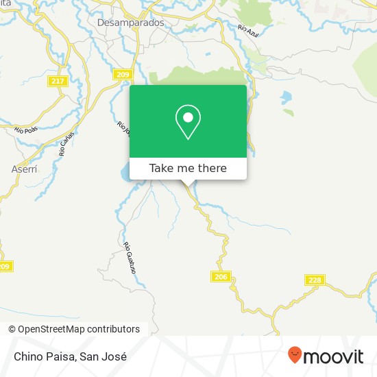 Chino Paisa map