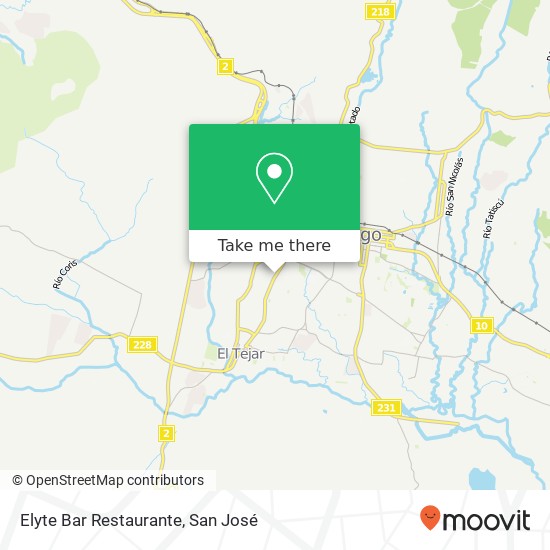 Elyte Bar Restaurante map