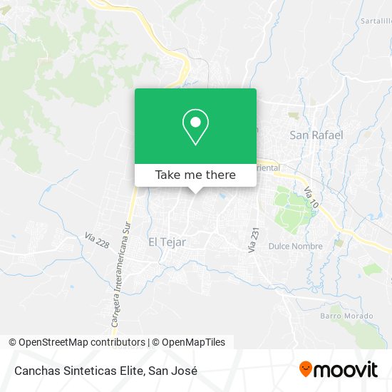 Canchas Sinteticas Elite map