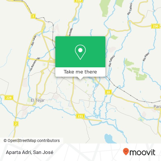 Aparta Adri map