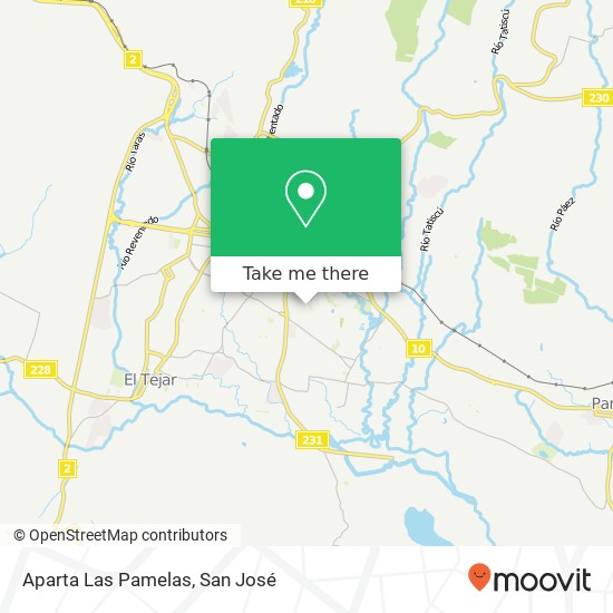 Aparta Las Pamelas map