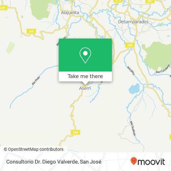 Consultorio Dr. Diego Valverde map