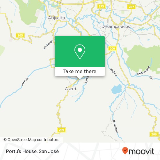 Portu's House map