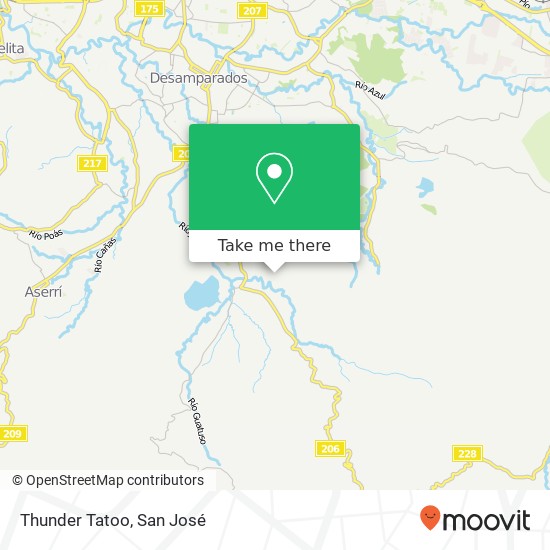 Mapa de Thunder Tatoo
