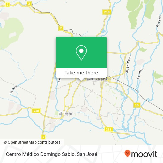Centro Médico Domingo Sabio map