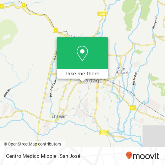 Centro Medico Miopiel map