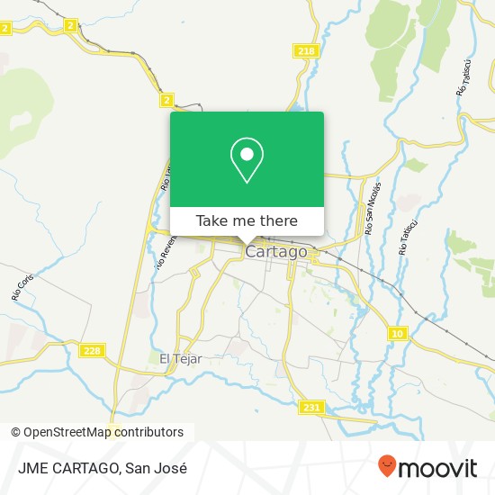 JME CARTAGO map