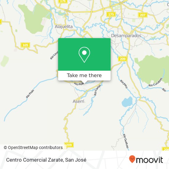 Centro Comercial Zarate map
