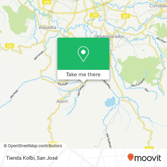 Tienda Kolbi map