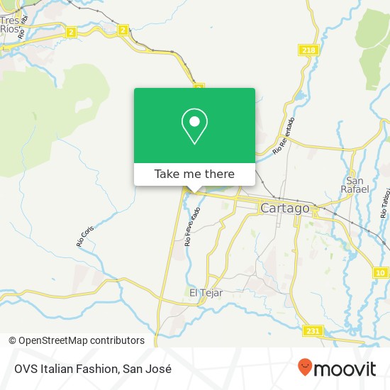 OVS Italian Fashion map