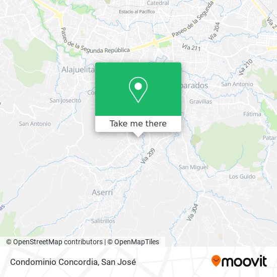 Condominio Concordia map