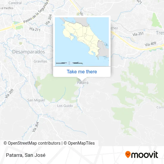 Patarra map