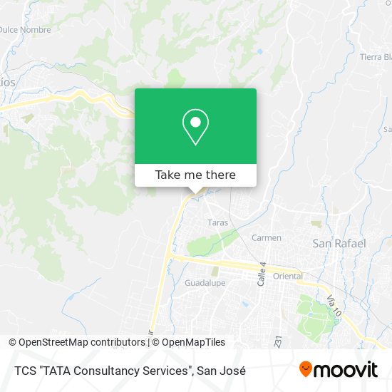TCS "TATA Consultancy Services" map