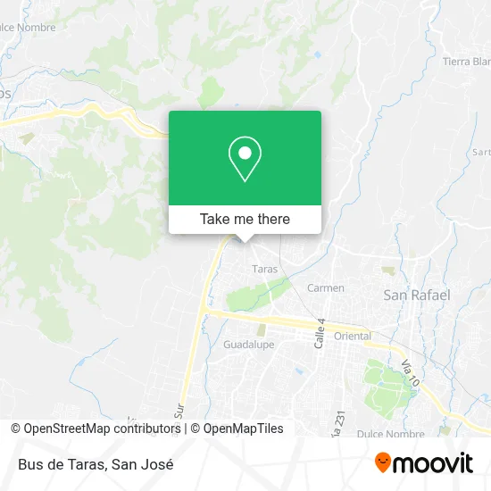 Bus de Taras map