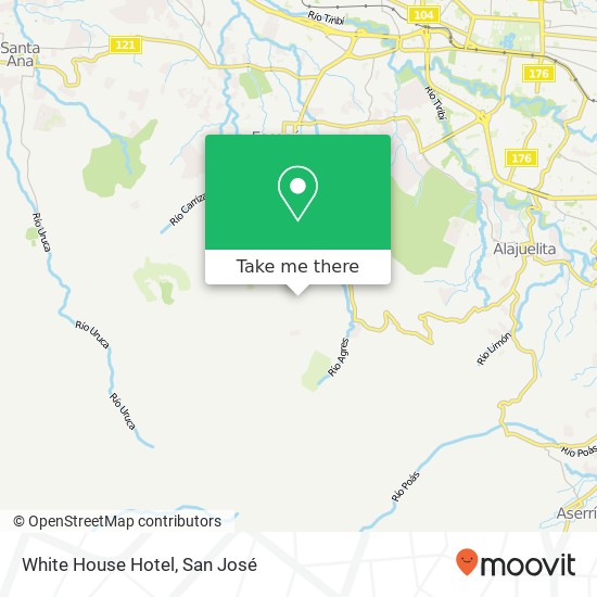 White House Hotel map