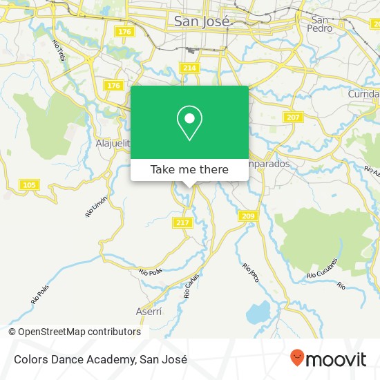 Colors Dance Academy map