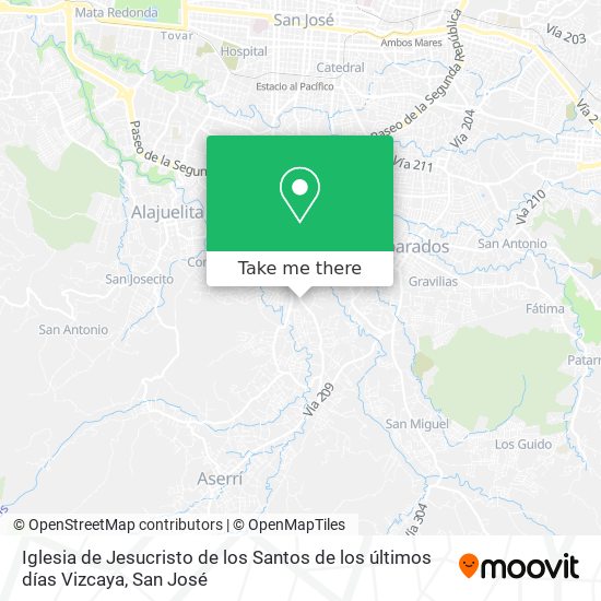 Iglesia de Jesucristo de los Santos de los últimos días Vizcaya map