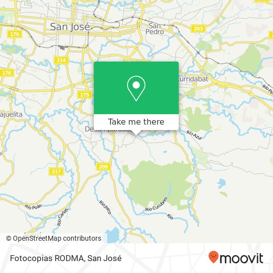 Fotocopias RODMA map
