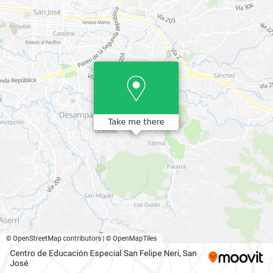 Centro de Educación Especial San Felipe Neri map