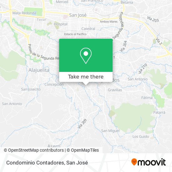 Condominio Contadores map