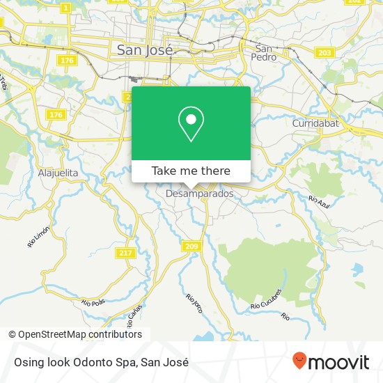 Osing look Odonto Spa map
