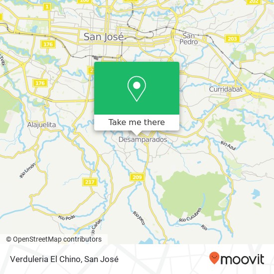 Verduleria El Chino map