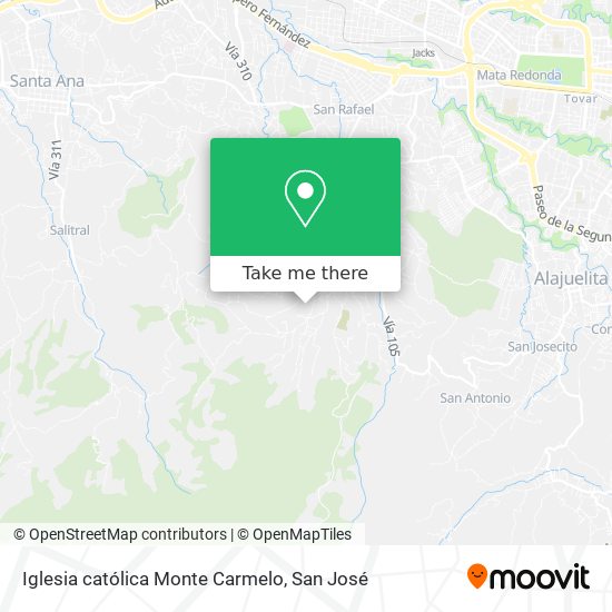Iglesia católica Monte Carmelo map