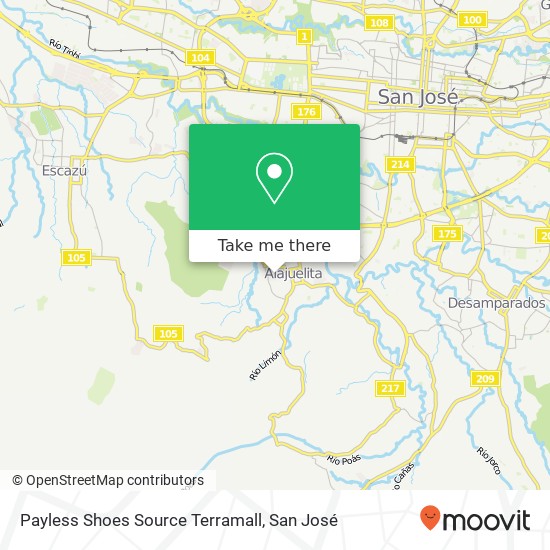 Payless Shoes Source Terramall map