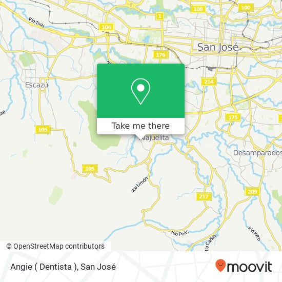 Angie ( Dentista ) map