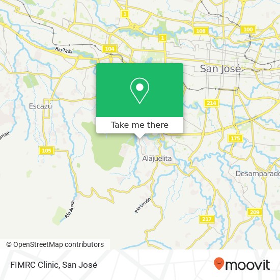 FIMRC Clinic map